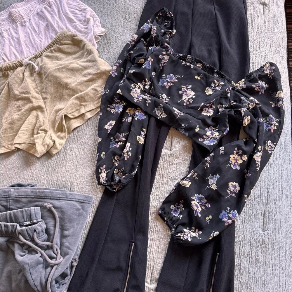7 pieces Clothing Set Adidas Black leggings, Zara pants, swimsuit, shorts & more - Picture 5 of 7
